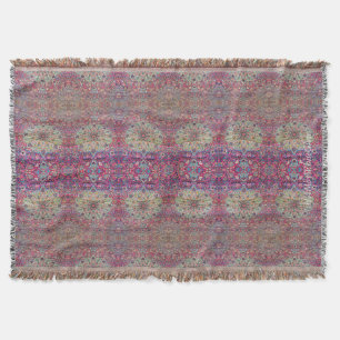 HAMbyWhiteGlove - Throw Blanket - Roze Perzisch Deken