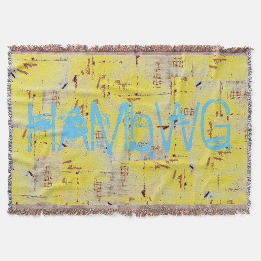 HAMbyWhiteGlove - Throw Blankets - Onderdruk Deken (Voorkant)