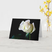 HAMbyWhiteGlove - Wenskaart - Eén Roos Kaart (Gele Bloem)