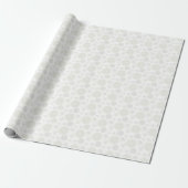 HAMbyWhiteGlove Wrapping Paper - White Creme 5 Cadeaupapier (Uitgerold)