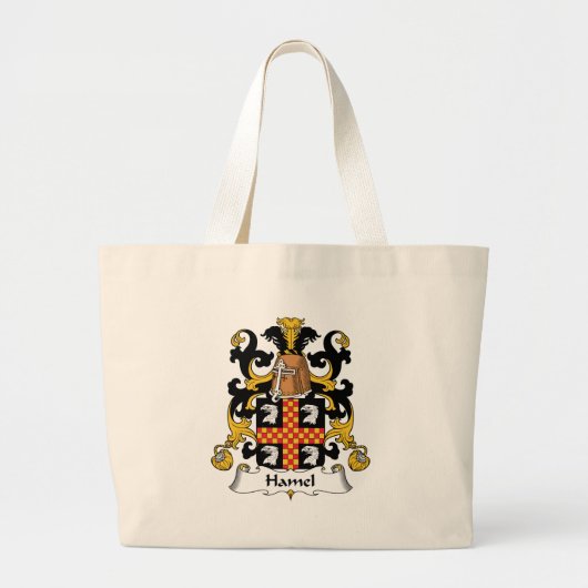 Hamel Family Crest Grote Tote Bag (Voorkant)