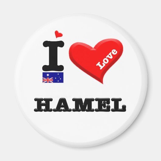 HAMEL - I Love Magneet (Voorkant)