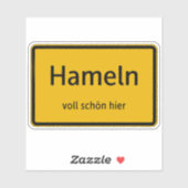 Hameln Aufkleber Sticker Autoaufkleber (Vel)