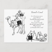 Hamel's Camel Limerick Briefkaart (Voorkant)