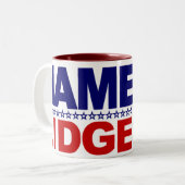 Hamels Lidge 2008 Tweekleurige Koffiemok (Voorkant links)