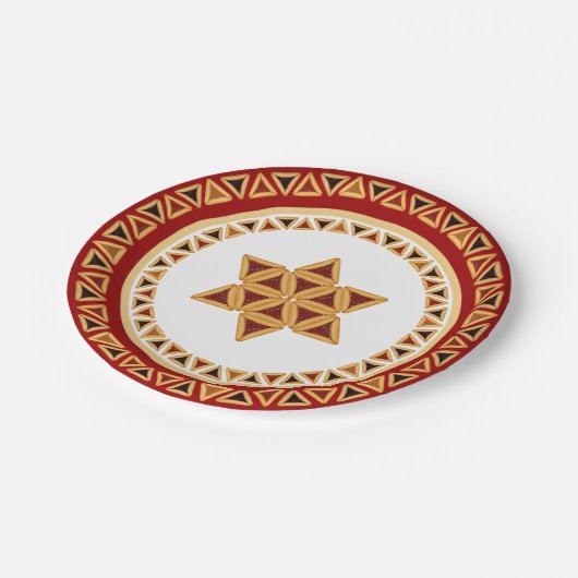 Hamentashen Star of David Paper Bord (Gekanteld)