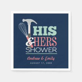 Hamer en gardeer Zijn & Hare Handige Koppel Shower Servet