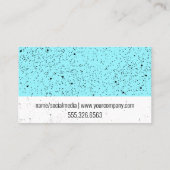 Hamer en moersleutel | Bouw | Gespikkeld Visitekaartje (Achterkant)