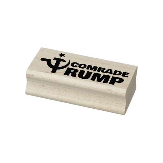 Hamer en sikkel Donald Trump Rubberstempel (Stempel)