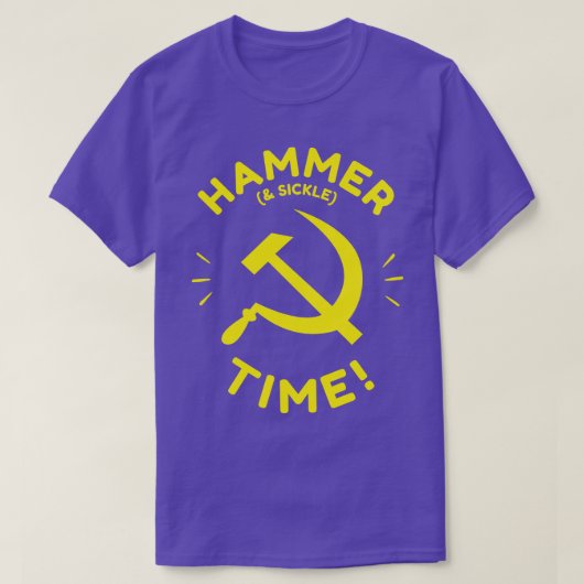 Hamer En Sikkel Tijd T-shirt (Design voorkant)