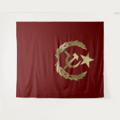Hamer en sikkel wandkleed (Voorkant (horizontaal))