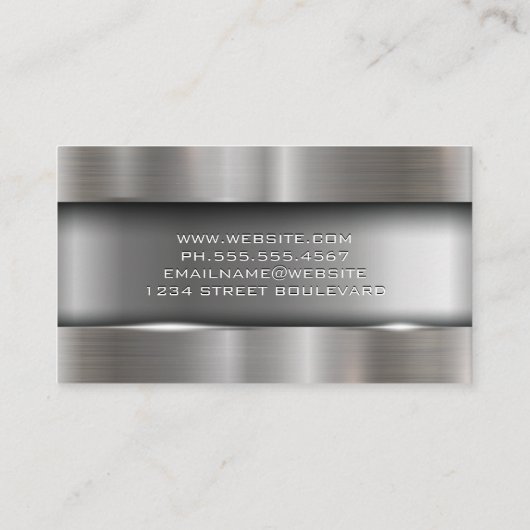 Hamer en Sleutel | Bouw Visitekaartje (Achterkant)