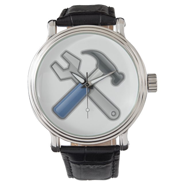 Hamer en Sleutel Horloge (Voorkant)