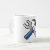 Hamer en Sleutel Koffiemok (Voorkant links)