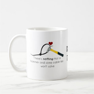 Hamer en zap-strap koffiemok