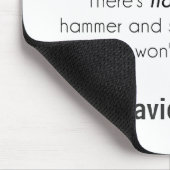 Hamer en zap-strap muismat (Hoek)
