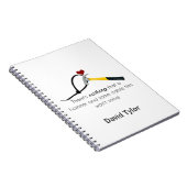 Hamer en zap-strap notitieboek (Rechterzijde)