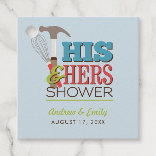 Hamer garde whisker bruidspaar bruiloft bedankjes labels (Voorkant)