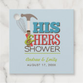 Hamer Gardeerklopper Koppels Bruisfeest Bedankjes Labels (Voorkant)