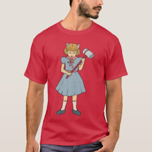 Hamer Meisje Clementine Gotische Punk Rock Goth Ho T-shirt