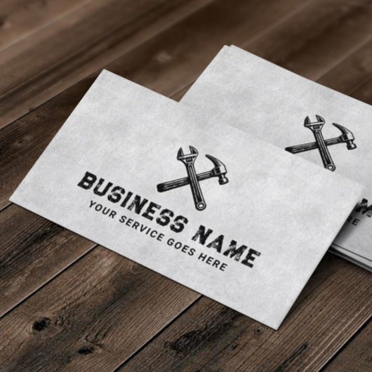  Hamer & Moersleutel Handyman Reparatie Service Visitekaartje