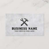  Hamer & Moersleutel Handyman Reparatie Service Visitekaartje (Voorkant)