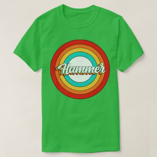 Hamer Naam Shirt  Hammer Circle (Design voorkant)