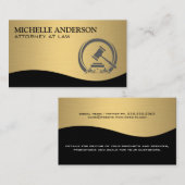 hamer | Recht en orde | Justitie Visitekaartje (Voorkant / Achterkant)