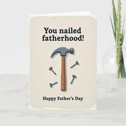 Hamer Thema Vaderdag Kaart (Voorkant)
