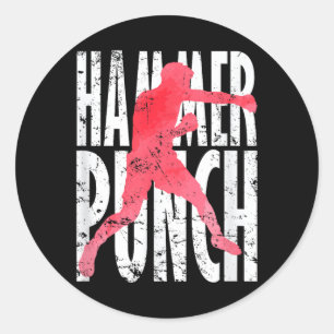 Hamer Vuist Boksen MMA Ronde Sticker