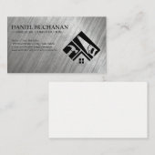 Hamer Zaag Gereedschap | Logo voor Huisrenovatie | Visitekaartje (Voorkant / Achterkant)