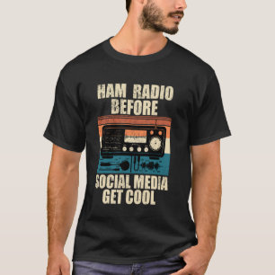 Hameradio-operator Amateur Vintage Mannen Vrouwen  T-shirt