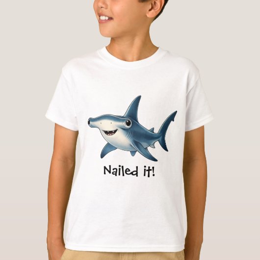 Hamerhaai Kids T-Shirt (Voorkant)