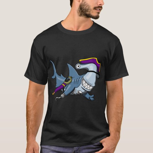 Hamerhaai Piraat T-shirt (Voorkant)