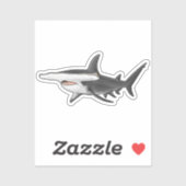 Hamerhaai Sticker (Vel)