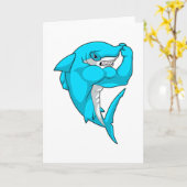 Hamerhaaid als Bodybuilder bij Bodybuilding Kaart (Gele Bloem)