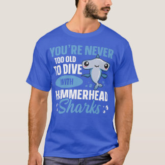 Hamerhaaithaquote voor een hamerhaai Sha T-shirt