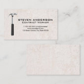 Hamerlogo | Grunge textuur muur Visitekaartje (Voorkant / Achterkant)