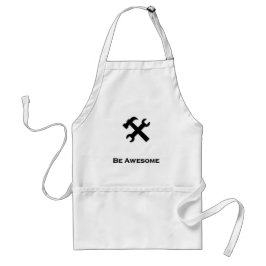 Hamermoersleutel Be Geweldige zwart Standaard Schort