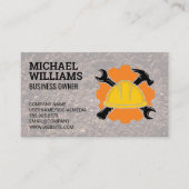 hamermoersleutel | Hard Pet Logo Visitekaartje (Voorkant)