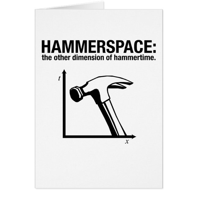 hamerruimte: de andere dimensie van de hamertijd. (Voorkant)