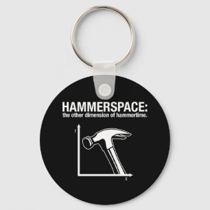 hamerruimte: de andere dimensie van de hamertijd. sleutelhanger