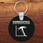 hamerruimte: de andere dimensie van hamertijd. sleutelhanger (Voorkant)
