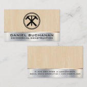 Hamers Nail Logo | Houtmetaal | Bouw Visitekaartje (Voorkant / Achterkant)