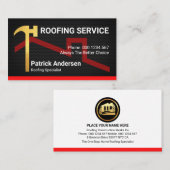 hamers op het gebouw met gaas visitekaartje (Voorkant / Achterkant)