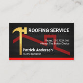 hamers op het gebouw met gaas visitekaartje (Voorkant)