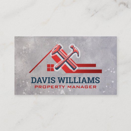 Hamers | Rooftop Icon | Home Logo Afsprakenkaartje (Voorkant)