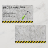 Hamersleutel | betonconstructie visitekaartje (Voorkant / Achterkant)