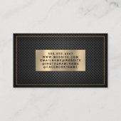 Hamersleutel | geperforeerd gaas visitekaartje (Achterkant)