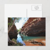 Hamersley Gorge, Karijini National Park - Briefkaa Briefkaart (Voorkant / Achterkant)